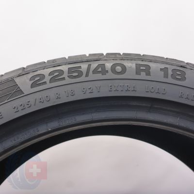 2. Opona 225/40 R18 1x CONTINENTAL 92Y XL ContiSportContact5 AO Letnia 2013 5,6mm
