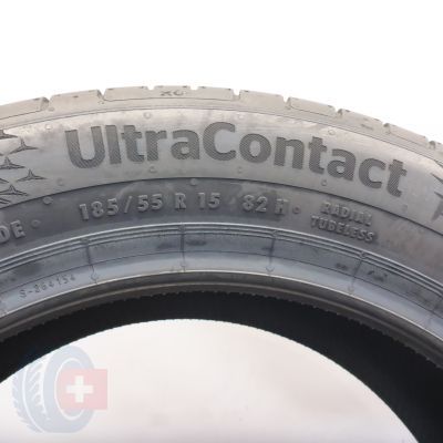 6. Opony 185/55 R15 4x CONTINENTAL 82H UltraContact Letnie 2022