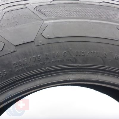5. Opony 205/75 R16C 2x CONTINENTAL 113/111R VanContact Winter Zimowe 2024 9,8-10mm