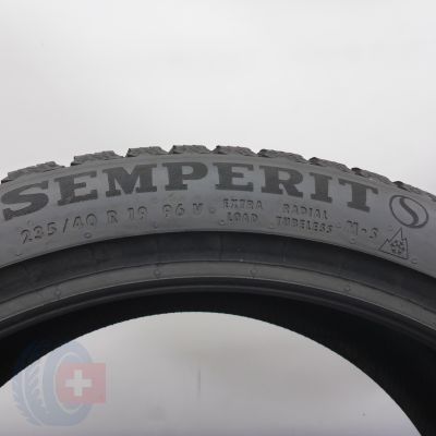6. Opony 235/40 R19 2x SEMPERIT 96V XL Speed-grip 5 Zimowe 2024 7-7,2mm