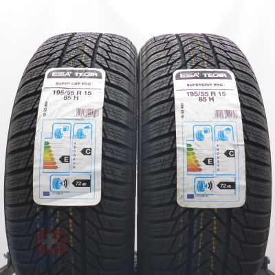 5. Opony 195/55 R15 4x ESA TECAR 85H SuperGrip Pro Zimowe 2019 