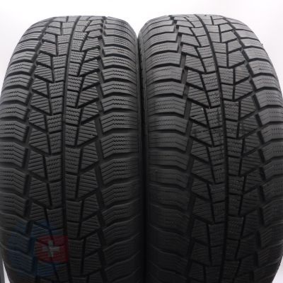 4. Opony 225/55 R17 4x GISLAVED 101V XL EuroFrost6 Zimowe 2018, 2021 Jak Nowe  8-8,2mm
