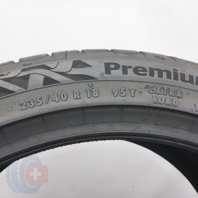 8. Opony 235/40 R18 4x CONTINENTAL 95Y XL PremiumContact 7 Letnie 2023 