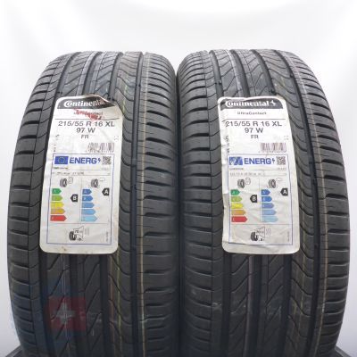 3. Opony 215/55 R16 4x CONTINENTAL 97W XL UltrContact Letnie 2023