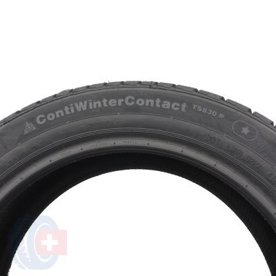 6. Opony 195/55 R17 4x CONTINENTAL 88H ContiWinterContact TS830 P BMW  Zimowe 2021 Nieużywane 