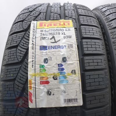 2. Opony 245/35 R19 2x PIRELLI 93W XL Sottozero Winter 270 SerieII Zimowe 2021 