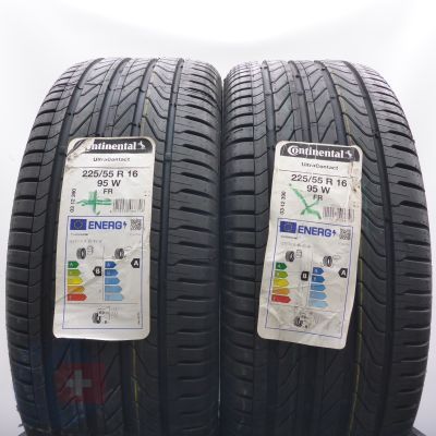 Opony 225/55 R16 2x CONTINENTAL 95W UltraContact Letnie 2023