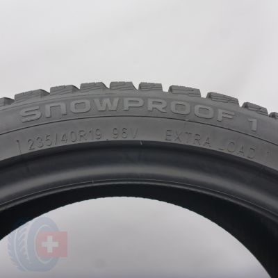5. Opony 235/40 R19 2x NOKIAN 96V XL Snowproof 1 Zimowe 2023 6,8-7mm
