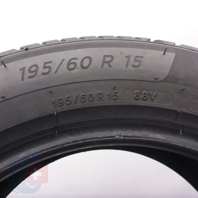 4. Opony 195/60 R15 2x MICHELIN 88V Primacy 4 Letnie 2022 5,5-6,2mm