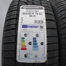2. Opony 205/60 R16 2x CONTINENTAL 96H XL BMW RunFlat WinterContact TS860S Zimowe 2022 Nieużywane