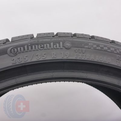 4. Opony 235/35 R19 2x CONTINENTAL 91V XL ContiWinterContact TS 810 S Zimowe 2023 7,6-7,5mm