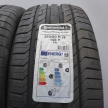 2. Opony 255/60 R18 4x CONTINENTAL 108Y ContiSportContact 5 SUV 2021 Letnie Nieużywane