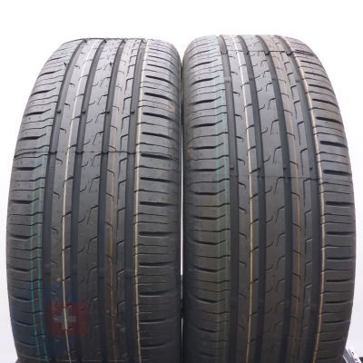 4. Opony 215/55 R18 4x CONTINENTAL 95T EcoContact6 Letnie 2023 Nieużywane Jak Nowe
