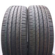 4. Opony 215/55 R18 4x CONTINENTAL 95T EcoContact6 Letnie 2023 Nieużywane Jak Nowe