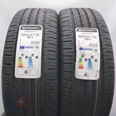 4. Opony 235/65 R17 4x CONTINENTAL 108V XL EcoContact6 Letnie 2021, 2022 Nieużywane