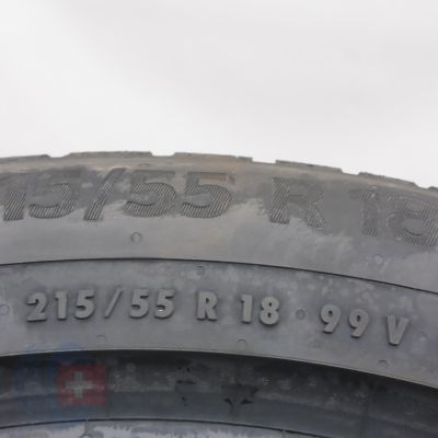 6. Opony 215/55 R18 2x CONTINENTAL 99V XL WinterContact TS 870 P Zimowe 2023