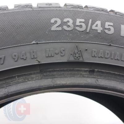 2. Opona 235/45 R17 1x CONTINENTAL 94H ContiWinterContact TS830P Zimowa 2011 5,3mm