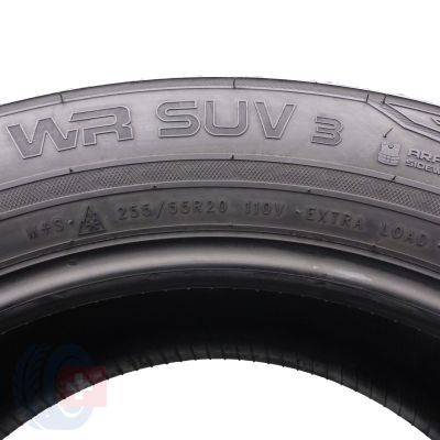 6. Opony 255/55 R20 4x NOKIAN 110V XL WR SUV 3 zimowe 7,2-8,2mm 2017 Jak Nowe