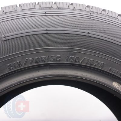 9. Opony 215/70 R15C 2x FALKEN 109/107R Eurowinter VAN01 Zimowe 2025 9,8-9,5mm