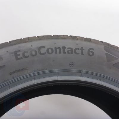 8. Opony 215/55 R18 4x CONTINENTAL 95T EcoContact 6 Letnie 2023 Nieużywane 