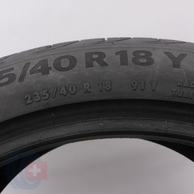 4. Opony 235/40 R18 2x CONTINENTAL 91Y PremiumContact 6 Letnie 2018 6,2-6,5mm