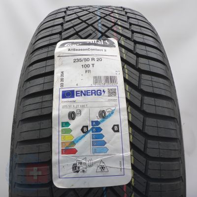 Opona 235/50 R20 1x CONTINENTAL 100T AllSeasonContact 2 Wielosezonowa 2024 Nieużywana