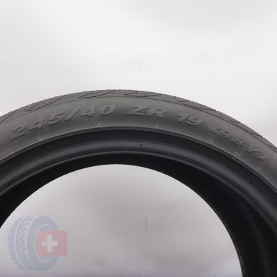 3. Opona 245/40 R19 1x PIRELLI 98Y XL PZero Nero Letnia 2020 6,8mm