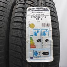 2. Opony 205/60 R17 2x CONTINENTAL 93H WinterContact TS 850 P SUV Zimowe 2020 