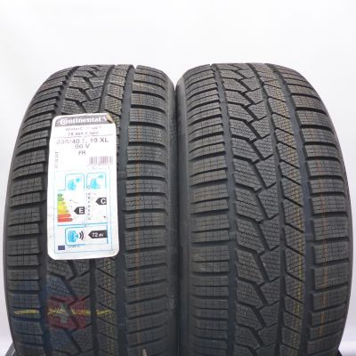 Opony 235/40 R19 2x CONTINENTAL 96V XL WinterContact TS860S NAO Zimowe 2020 Jak Nowe Nieużywane