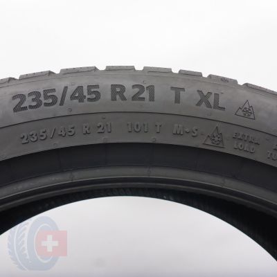 6. Opony 235/45 R21 2x CONTINENTAL 101T XL WinterContact TS 870 P Zimowe 2022/24 7,2-7,8mm
