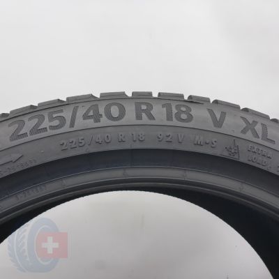 6. Opony 225/40 R18 2x CONTINENTAL 92V XL WinterContact TS 870 P Zimowe 2025 7,5-7mm