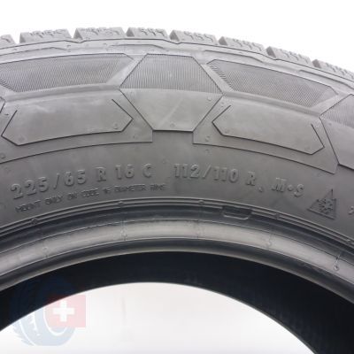 5. Opony 225/65 R16C 2x CONTINENTAL 112/110R VanContact Winter Zimowe 2023 8-8,5mm