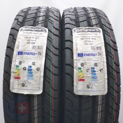 Opony 195/75 R16C 2x CONTINENTAL 107/105R ContiVanContact 100 Letnie 2024 