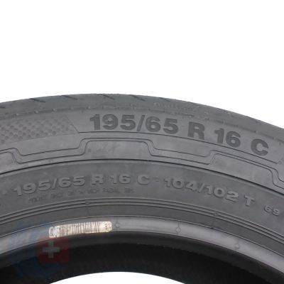 3. 1 x CONTINENTAL 195/65 R16C 104/102T VancoEco Lato 2016 Jak Nowa Nieużywana 