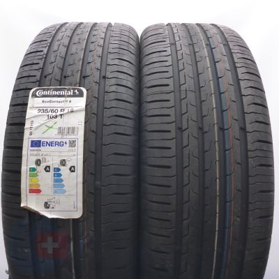 3. Opony 235/60 R18 4x CONTINENTAL 103T EcoContact 6  Letnie 2023
