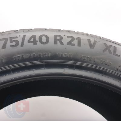 4. Opony 275/40 R21 2x CONTINENTAL 107V XL PremiumContact 6 VOL Letnie 2021 Nieużywane