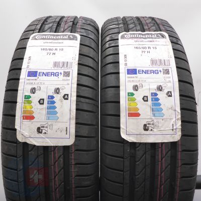 3. Opony 165/60 R15 4x CONTINENTAL 77H UltraContact Letnie 2023 