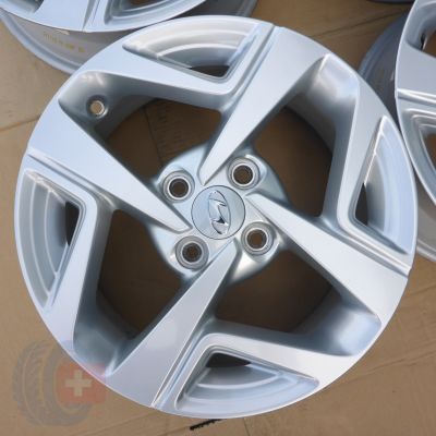 4. 4 x Alufelgi 15 HYUNDAI 4x100 6J Et48 Accent, i10, i20, i25, Bayon