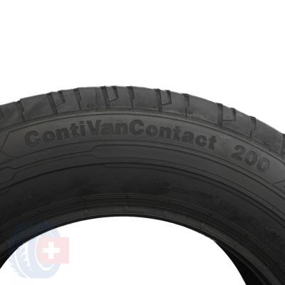6. 2 x CONTINENTAL 195/70 R15C 104/102R ContiVanContact 200 Lato 2014 7,2mm