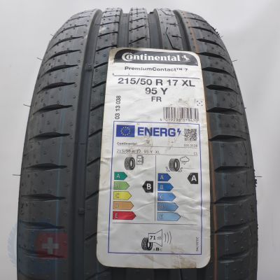 Opona 215/50 R17 1x CONTINENTAL 95Y XL PremiumContact 7 Letnia 2023