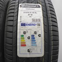 3. Opony 215/55 R16 4x CONTINENTAL 97W XL UltraContact Letnie 2024 