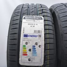 2. Opony 205/50 R16 2x CONTINENTAL 87W  PremiumContact 6 Letnie 2024  