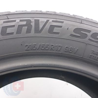 6. Opony 215/55 R17 2x TOYO 98V XL Observe S944 Zimowe 2022 8mm