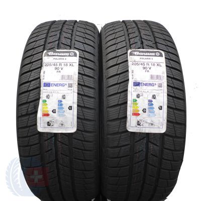 4. Opony 205/45 R18 4x BARUM 90V XL Polaris 5 Zimowe 2021 Nieużywane 