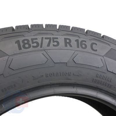 5. 4 x CONTINENTAL 185/75 R16C 104/102R VanContact Winter Zima 2015 Jak Nowe 7,5-9mm