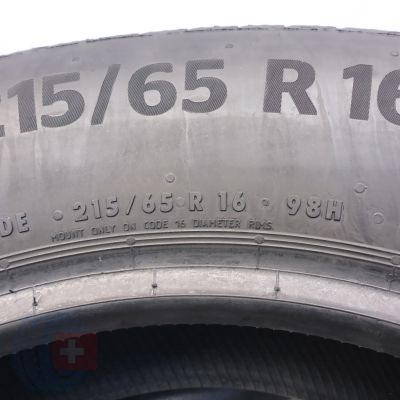 5. Opony 215/65 R16 4x CONTINENTAL 98H PremiumContact 6 Letnie 2020 6-6,8mm