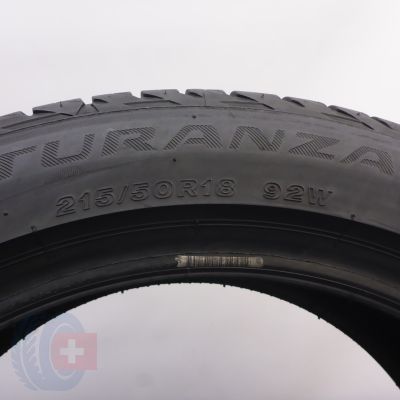 7. Opony 215/50 R18 4x BRIDGESTONE 92W Turanza T001 Letnie 6,2-7,2mm 2024