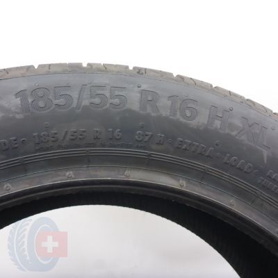 7. Opony 185/55 R16 4x CONTINENTAL 87H EcoContact 6 Letnie 2023 