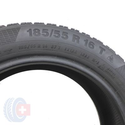 4. 2 x CONTINENTAL 185/55 R16 87T XL ContiWinterContact TS850 Zima 2014 Jak Nowe 6,8-7mm