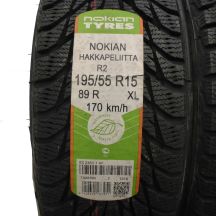 2. 4 x NOKIAN 195/55 R15 89R XL Hakkapeliitta R2 Zima 2014 